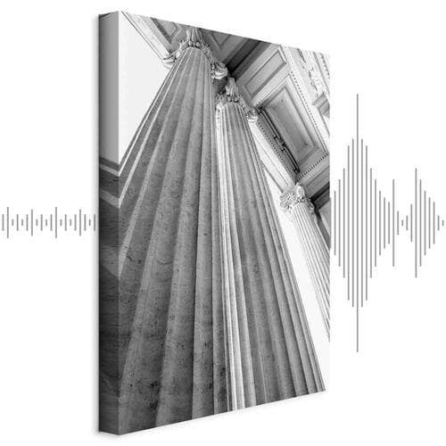 Canvas print Kamienne kolumny 80×120 cm, standard canvas