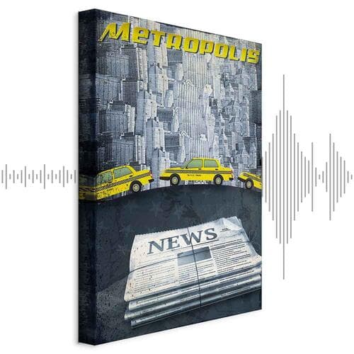 Картина на полотні Metropolis 40×60 см, стандартне полотно