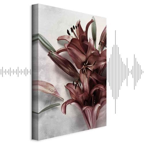 Leinwandbild Kwiecista forma 80×120 cm, Standardleinwand