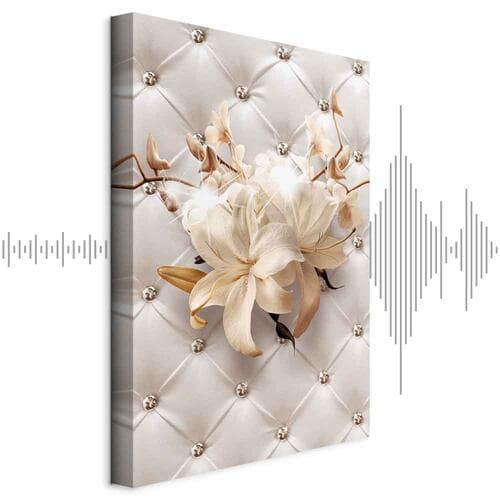 Leinwandbild Diamentowe lilie 80×120 cm, Standardleinwand