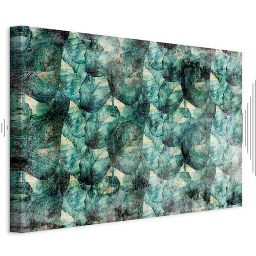 Leinwandbild Zielone myśli szeroki 120×80 cm, Standardleinwand