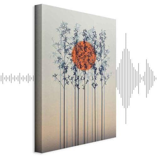 Obraz na płótnie Samotny zmierzch 60×90 cm, płótno standard