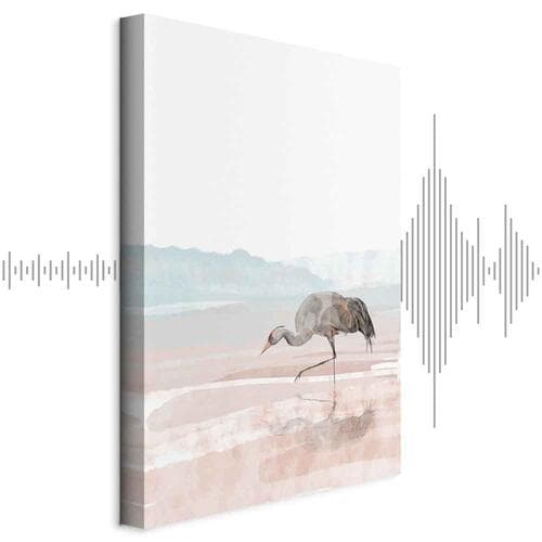 Canvas print Żuraw o poranku 40×60 cm, standard canvas