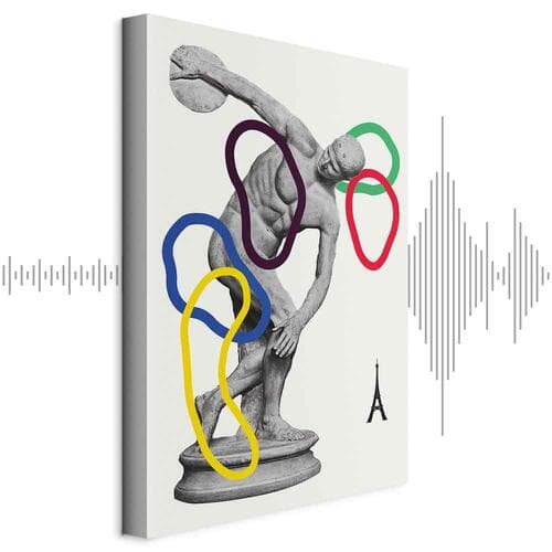 Картина на холсте Grafika kolaż 60×90 см, стандартный холст