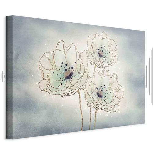 Canvas print Kwiaty oceanu szeroki 30×20 cm, standard canvas