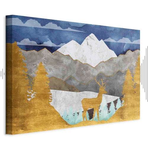Canvas print Złocista kraina szeroki 30×20 cm, standard canvas