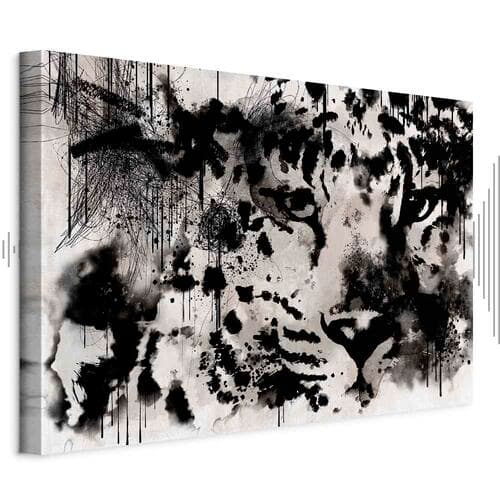 Canvas print Kocie spojrzenie szeroki 30×20 cm, standard canvas