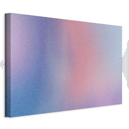 Leinwandbild Tęczowy gradient - delikatny wielokolorowy gradient przypominający mgłę 30×20 cm, Standardleinwand