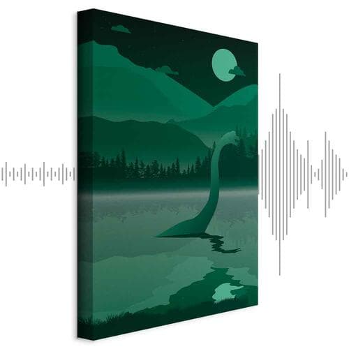 Leinwandbild Loch Ness 20×30 cm, Standardleinwand