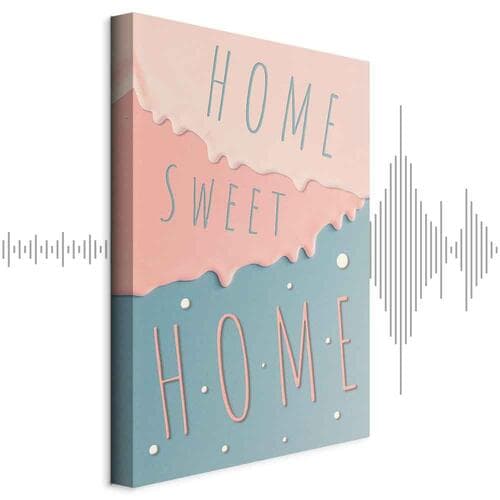 Картина на полотні Napisy: Home Sweet Home 20×30 см, стандартне полотно