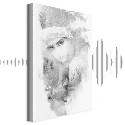 Картина на холсте Etniczne spojrzenie 20×30 см, стандартный холст