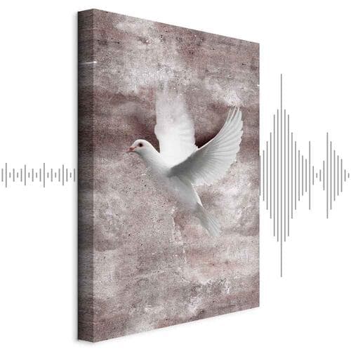 Leinwandbild Miłość w locie 20×30 cm, Standardleinwand