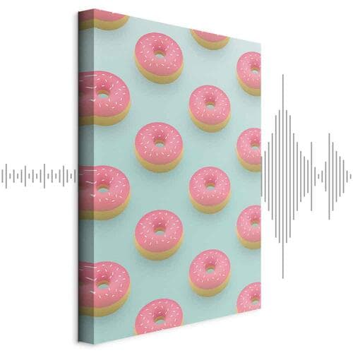 Leinwandbild Pastelowe donuty 20×30 cm, Standardleinwand