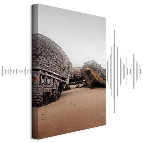 Картина на холсте Opuszczone kutry 20×30 см, стандартный холст
