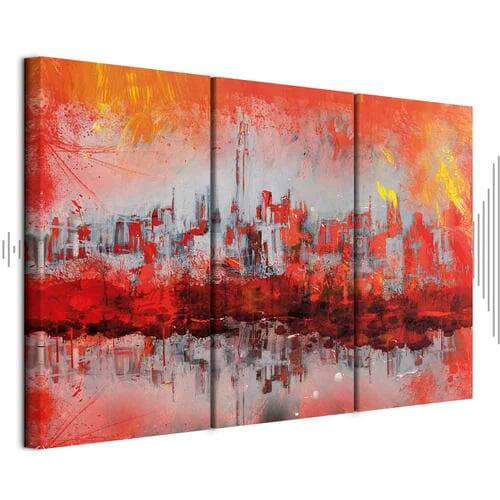 Obraz na płótnie Nowojorski zachód słońca 60×40 cm, płótno standard