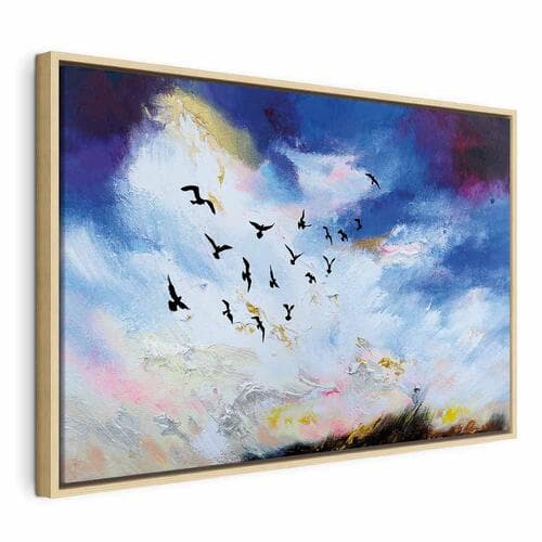 Leinwandbild Nadchodzi jesień szeroki 90×60 cm, Standardleinwand