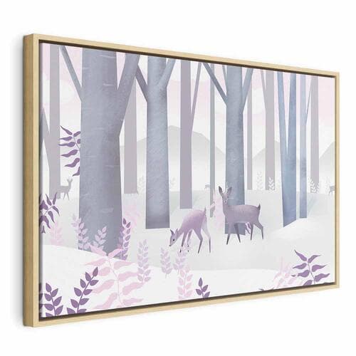 Leinwandbild Bajkowy las szeroki - drugi wariant 60×40 cm, Standardleinwand