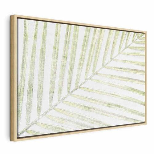 Leinwandbild Liść palmy szeroki 90×60 cm, Standardleinwand