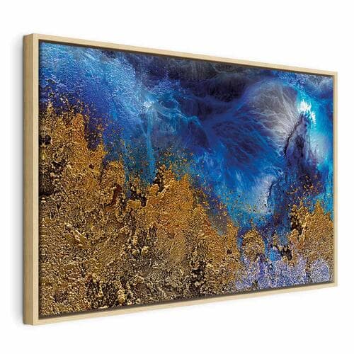 Картина на холсте Złoto oceanu szeroki 90×60 см, стандартный холст