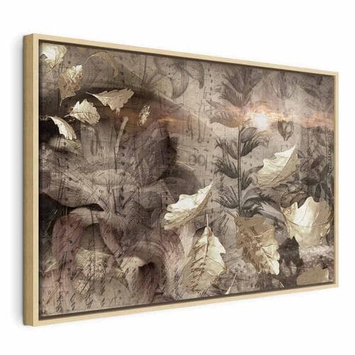 Leinwandbild Jesienny zmierzch szeroki 120×80 cm, Standardleinwand