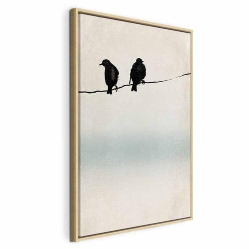 Картина на холсте Zmarznięte wróble 40×60 см, стандартный холст