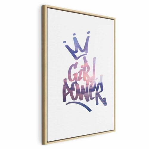 Canvas print Girl Power 40×60 cm, standard canvas
