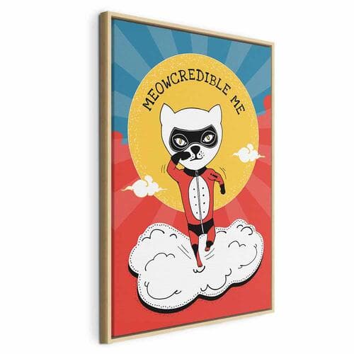 Canvas print Szanowny kot 40×60 cm, standard canvas