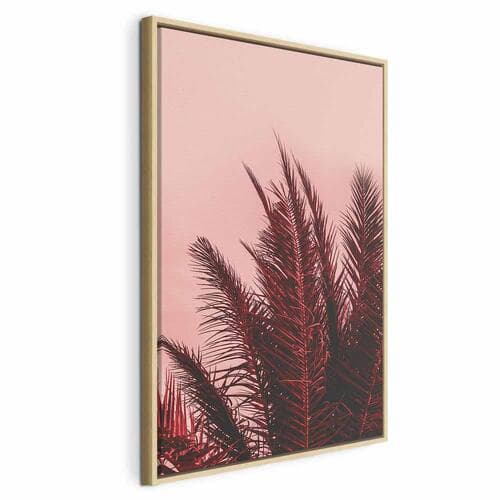 Canvas print Palmy o zachodzie słońca 40×60 cm, standard canvas