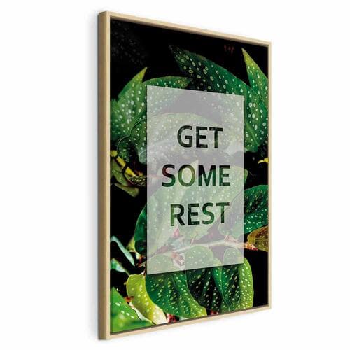 Картина на холсте Get Some Rest 40×60 см, стандартный холст
