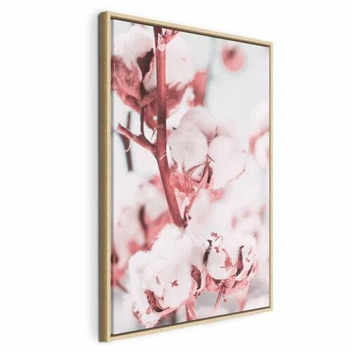 Leinwandbild Bawełna w rozkwicie 40×60 cm, Standardleinwand
