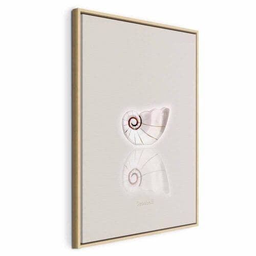 Картина на холсте Ceramiczna muszla 40×60 см, стандартный холст