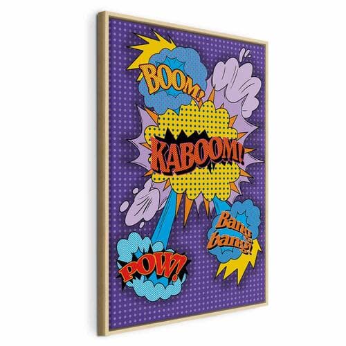 Obraz na płótnie Kaboom! 40×60 cm, płótno standard