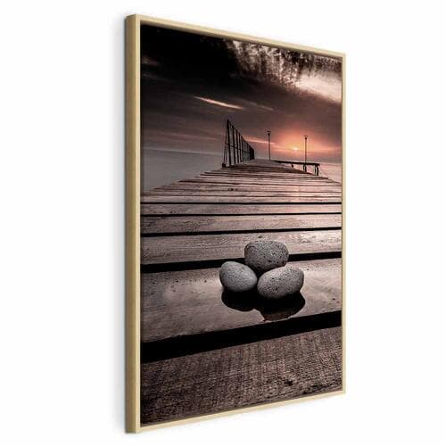 Canvas print Wrześniowy zachód słońca 40×60 cm, standard canvas