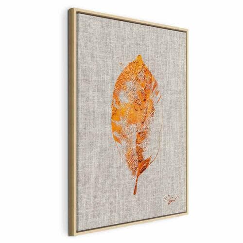 Leinwandbild Złota flora 40×60 cm, Standardleinwand