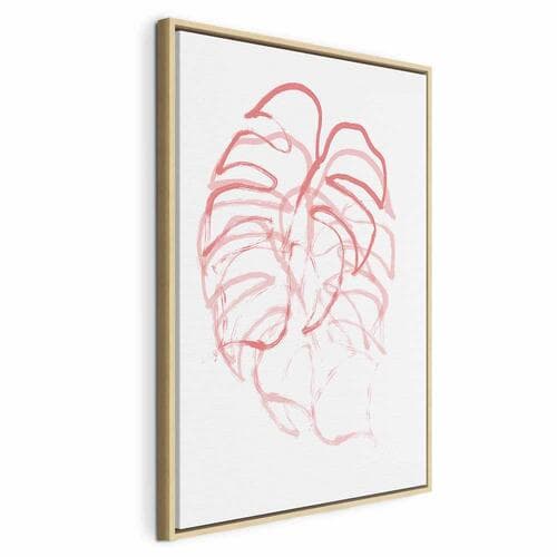 Obraz na płótnie Monstera w ruchu 40×60 cm, płótno standard