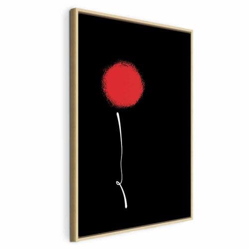 Obraz na płótnie Minimalistyczny kwiat 40×60 cm, płótno standard