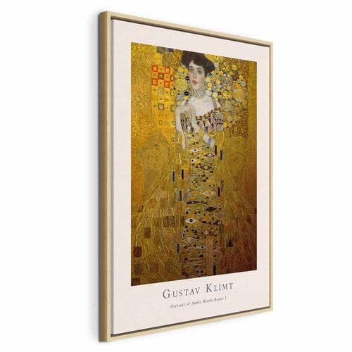 Obraz na płótnie Gustav Klimt - Portrait of Adele Bloch 40×60 cm, płótno standard