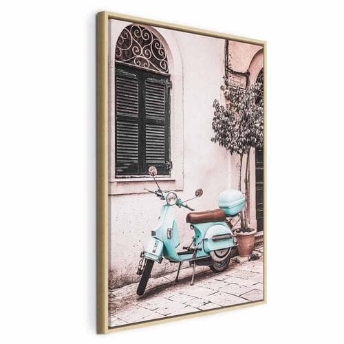 Obraz na płótnie Kultowa vespa 40×60 cm, płótno standard