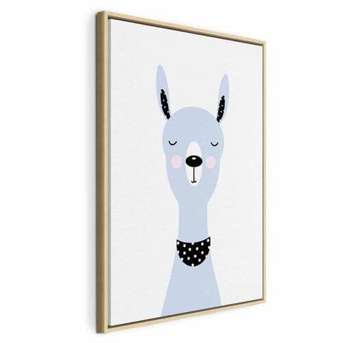 Obraz na płótnie Urocza lama 40×60 cm, płótno standard