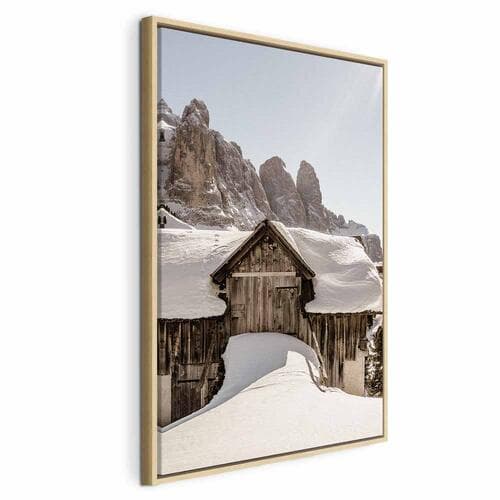 Canvas print Zima w Dolomitach 40×60 cm, standard canvas