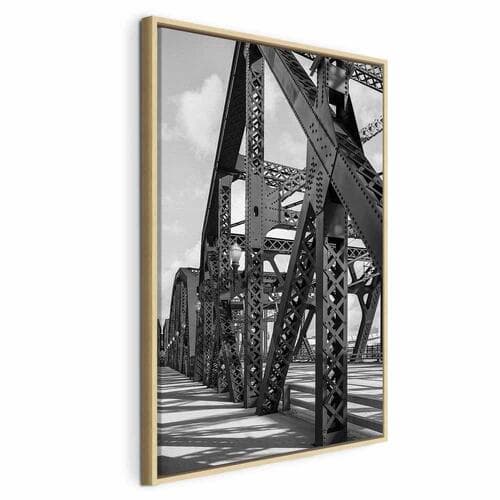 Картина на холсте Most o poranku 60×90 см, стандартный холст
