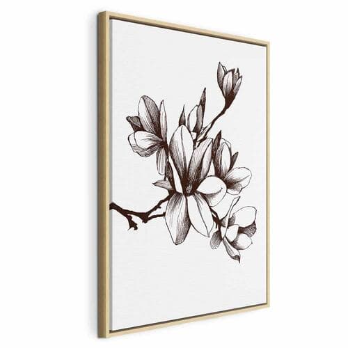 Картина на холсте Renesansowe magnolie 60×90 см, стандартный холст