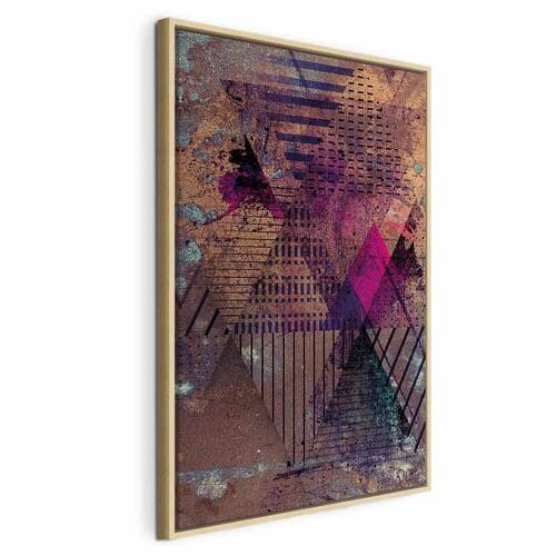 Картина на холсте Miodowa abstrakcja 60×90 см, стандартный холст