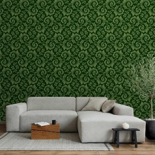 Tapete Wieczorna zieleń 49×1000 cm, selbstklebendes Material