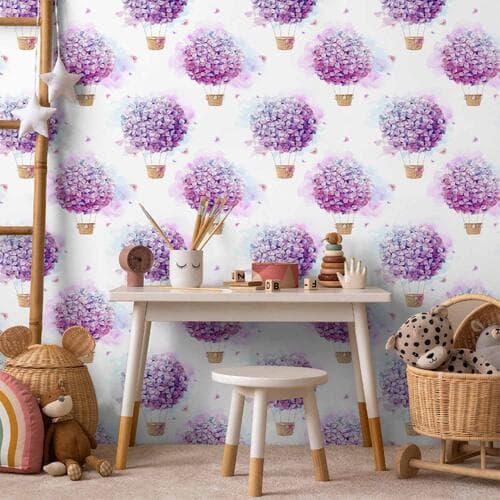 Wallpaper Balony z kwiatów 49×1000 cm, self-adhesive material