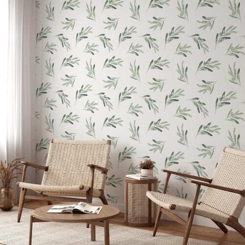 Wallpaper Oliwkowy taniec 50×1000 cm, premium non-woven