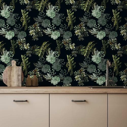 Wallpaper Ziołowy zapach 50×1000 cm, waterproof material