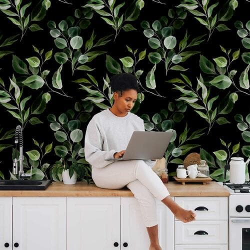 Wallpaper Bukiet zieleni 50×1000 cm, waterproof material