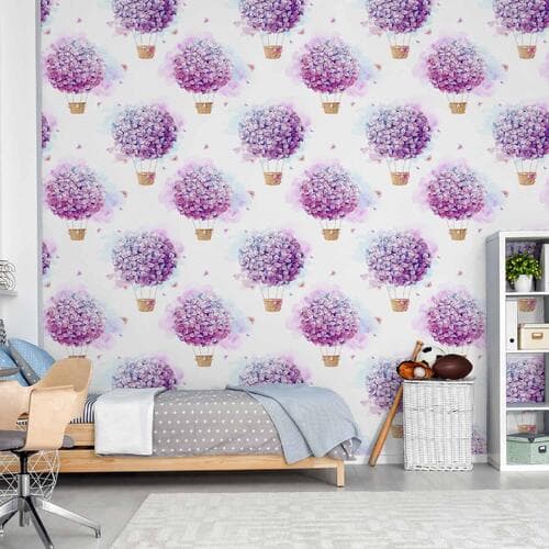 Wallpaper Balony z kwiatów 50×1000 cm, waterproof material