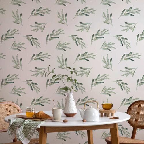 Wallpaper Oliwkowy taniec 50×1000 cm, waterproof material